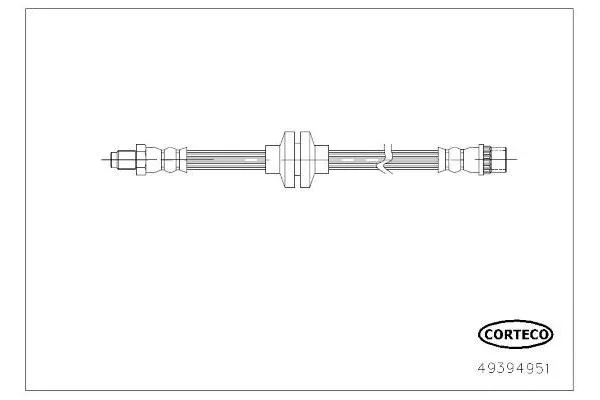 Fren Hortumu Ön Sağ veya Sol Renault Clio IV (2012->)  MGA 51701