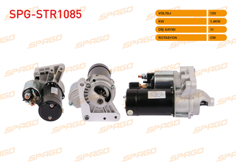 Marş Dinamosu  SPAGO STR1085  5802AZ 5802FG 9637813680 5802-AZ 5802-FG 5802FH 5802-FH 5802FP 5802-FP 5802Y4 5802-Y4 5802Y5 5802-Y5 5802Y6 5802-Y6 9640825280 9646679980 9688268480 9688512780 3640319 95526662 9801667580 28100YV010 28100-YV010 28100YV011 28100-YV011