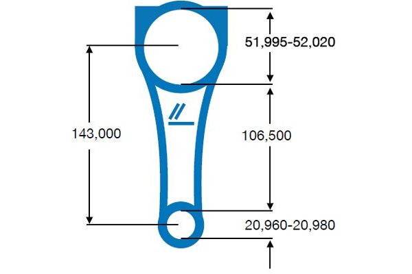 Piston Kolu  MOCA COR2822