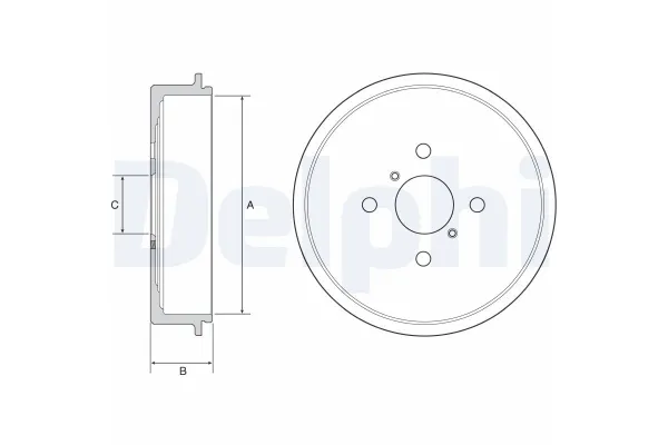 Kampana Arka Sağ veya Sol DELPHI BF552