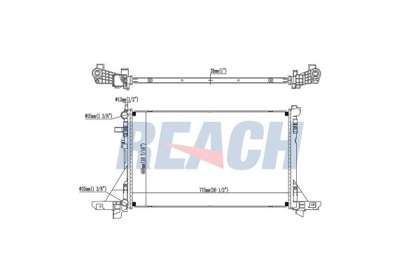 Su Radyatörü  Renault Master III Otobüs (02.2011->)  MAHER 10609