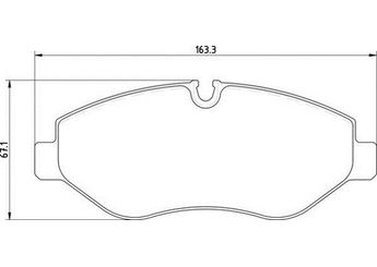 Fren Disk Balata Ön MAGNETI MARELLI 363700036024  7701208122 7701207672 WVA23930 2E0698151 2E0698151B 2E0698151E 44206720 0044206720 44208320 0044208320 54202120 0054202120 54205220 0054205220 54207020 0054207020 64208420 0064208420 84205020 0084205020 9064210010 9064210400 A0044206720 A0044208320 A0054202120 A0054205220 A0054207020 A0064208420 A0084205020 A9064210010 A9064210400 JZW698151AB