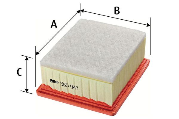 Hava Filtresi  VALEO 585047