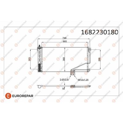 Klima Radyatörü  EUROREPAR 1682230180