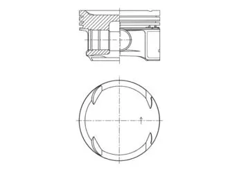 Piston  SONNE 150KR07500  A2710306617 2710302217 271 030 22 17 2710306617 271 030 66 17 A2710302217 A 271 030 22 17 A 271 030 66 17