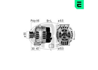 Alternatör  ERA 210051A  8200030635 7700101274 77 00 101 274 7711134564 77 11 134 564 82 00 030 635