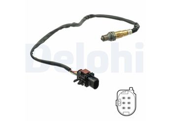 Oksijen (Lambda) Sensörü  DELPHI ES21171-12B1  1886204 9Y460 1876257 2187603 F1FA9Y460CA FV4A9Y460AA FV4A9Y460BA FV4Z9F472A DY1311