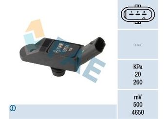 MAP Sensörü  PSA ORJINAL 1922W0  1922W0 13627599907 967783578A V759990780 3648776 13 62 7 599 907 1922 W0 96.778.357.8A V7.599.907.80 1922.W0 96 778 357 8A V7 599 907 80