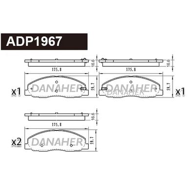 Fren Disk Balata Ön BEŞER 4344