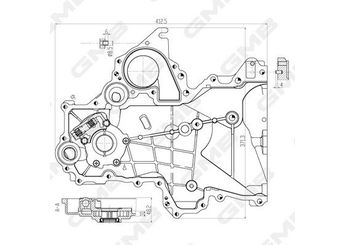 Yağ Pompası  GMB GOAS-175A  213502B001 213502B011 21350-2B001 21350-2B011