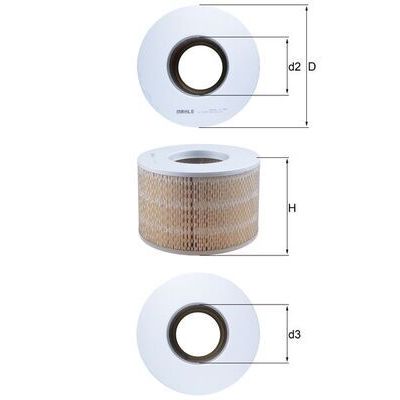 Hava Filtresi  Toyota Dyna (2001->)  MANDO MMF015023