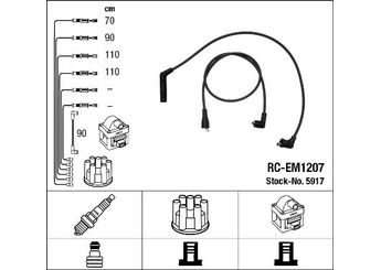 Buji Kablosu  NGK 5917  MD997378 MD 997 378