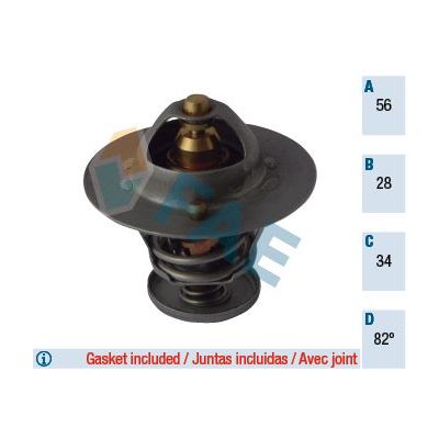 Termostat 82 °C  Toyota HI-ACE (1996->)  MAGNETI MARELLI 359001200460