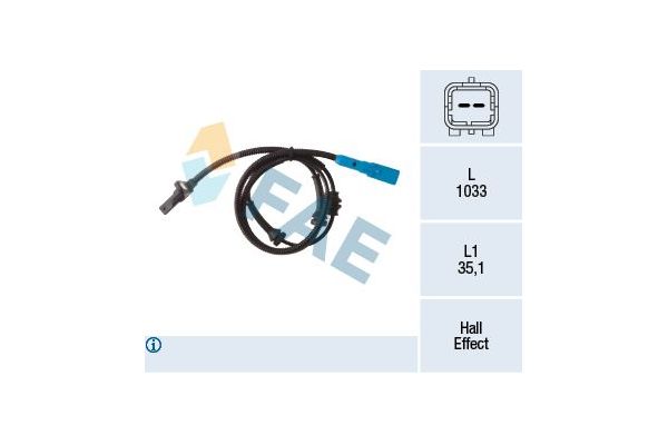 Abs Sensörü Ön Sağ veya Sol FAE 78313