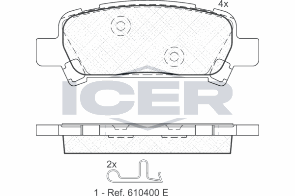 Fren Disk Balata Arka WONGA 271068