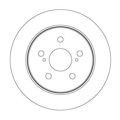 Fren Disk Ayna Arka Sağ ve Sol Toyota C-HR (X10)(10.2016->)  FRENBU 34810