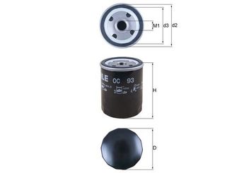 Yağ Filtresi  MAHLE OC 93  650388 9Y4455 5005571 5005804 5010913 A790X6714AA A790X6714JA A830X6714AA EFL143 25010908 25012760 25171377 7984937 93156959 650382 0650382 0650388 650389 0650389 90183727 90421982 90442434 93156305 VOF133 3827069 38270690 883162