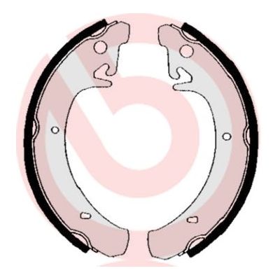 El Fren Balatası  Lada Priora (2170/2171/2172)(11.2008->)  BREMBO S 41 503