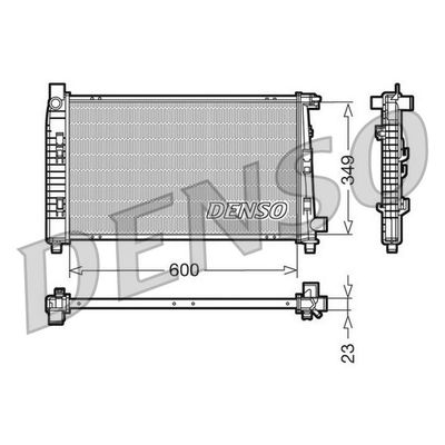 Su Radyatörü  DENSO DRM17100