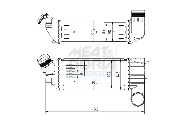 Turbo Radyatörü  VEKA 42-3306