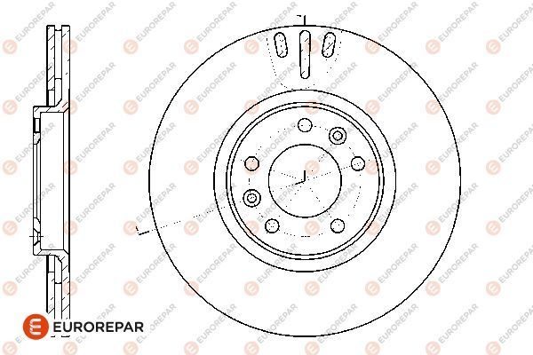 Fren Disk Ayna Arka Sağ ve Sol Citroen C6 (09.2005->)  EUROREPAR 1667857380