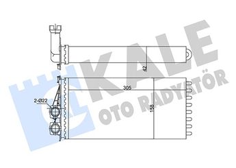 Kalorifer Radyatörü  PSA ORJINAL 6448T9  6448T9 6448.T9