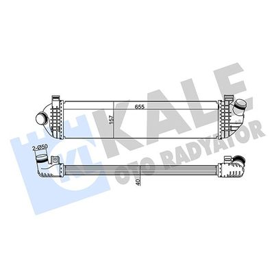 Turbo Radyatörü  Volvo V50 S.Wagon [Combi] (02.2004->)  KALE 345145