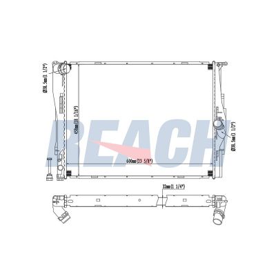 Su Radyatörü  BMW 1 M Serisi Coupe (E82)(2011->)  MAHLE CR 2009 000P