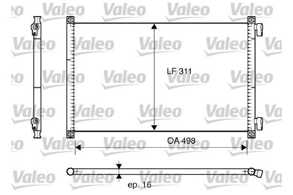 Klima Radyatörü  Abarth Punto (188)(2002->)  VALEO 817685