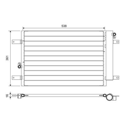 Klima Radyatörü  Volkswagen Sharan (7M6/7M9)(04.2000->2010)  VALEO 818004