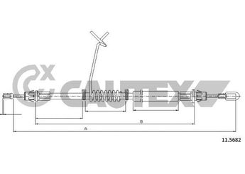 El Fren Teli Arka Sağ FORD ORJINAL 8C1V2A809BB  8C1V2A809BB 1488313 1488314 1518018 1518020 1552043 8C1V2A635DA 8C1V2A635DB 8C1V2A635DC