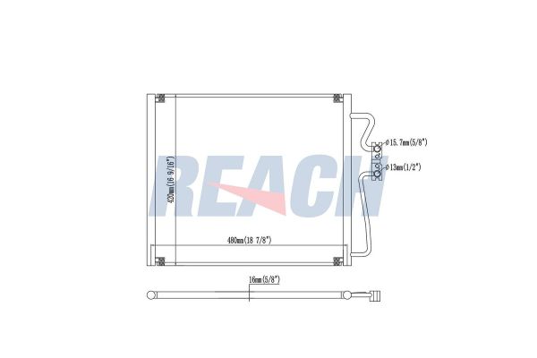 Klima Radyatörü  BEHR AC 154 001S