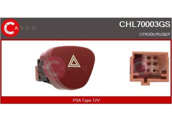 Dörtlü Flaşör Düğmesi  PSA ORJINAL 6554L8  