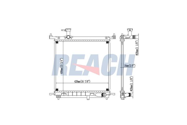 Su Radyatörü  Nissan Micra (K13K/KK)(07.2010->)  BSG 63-520-009
