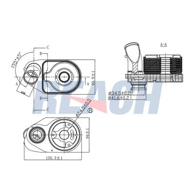 Motor Yağ Soğutucu  BRUCKE 504086855