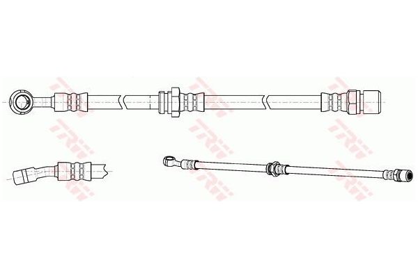 Fren Hortumu Ön Sol Chevrolet Nubira / Lacetti Sedan (2005->)  PSA ORJINAL 96397200