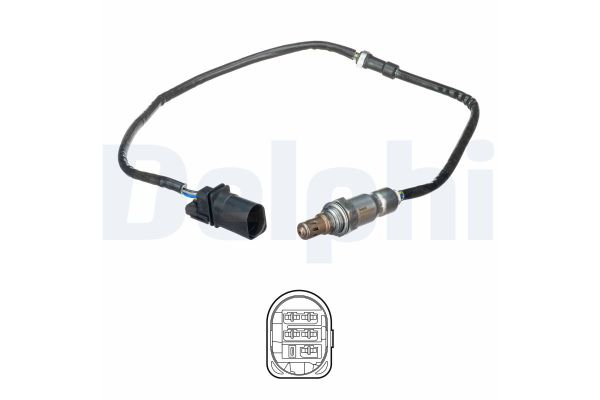 Oksijen (Lambda) Sensörü  Audi A3 Sportback (8PA)(09.2004->)  DELPHI ES21091-12B1