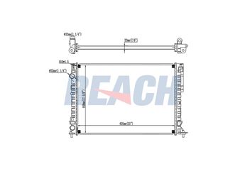 Su Radyatörü  RADISEN RR 63843  7701045345 7701045410 7701049754 7701499798 7701499799