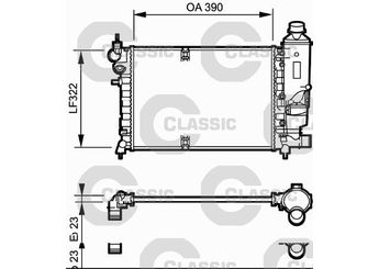 Su Radyatörü  VALEO 231528  253101J200