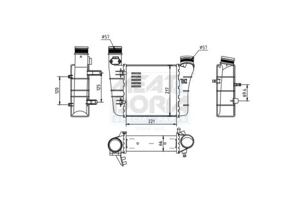Turbo Radyatörü  VEKA 42-1307