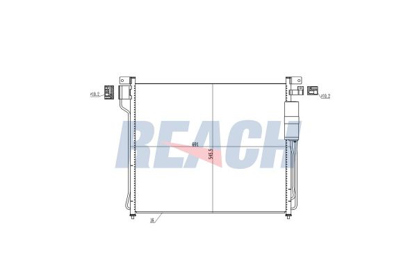 Klima Radyatörü  Nissan Navara Pickup (D40M)(05.2005->)  BSG 63-525-006
