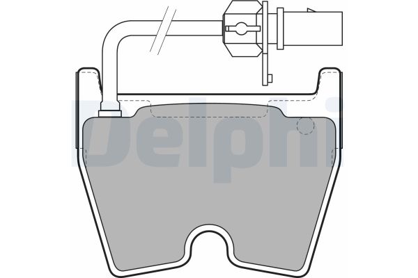 Fren Disk Balata Ön Audi R8 Coupe (423)(04.2007->)  DELPHI LP2089