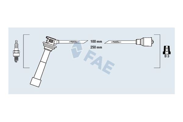 Buji Kablosu  DODUCO 7843