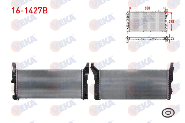 Su Radyatörü  VEKA 16-1427B