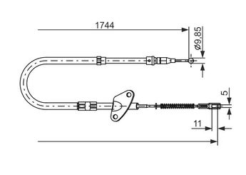 El Fren Teli Arka Sol BOSCH 1 987 477 122  A6114201685 6114201685 611 420 16 85 A 611 420 16 85