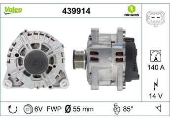 Alternatör  VALEO 439914  LR002899 LR007088 1435647 1455494 1684713 1790385 2099447 6G9N10300ADA 6G9N-10300-ADA 6G9N10300ADB 6G9N-10300-ADB AG9T10300DA AG9T-10300-DA AG9T10300DB RE6G9N10300ADA RE6G9N-10300-ADA RE6G9N10300ADB RE6G9N-10300-ADB RM6G9N10300ADB