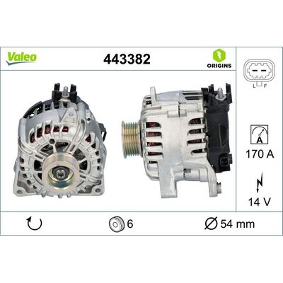 Alternatör  Opel Astra K Sports Tourer (10.2015->)  PSA ORJINAL YR00130080