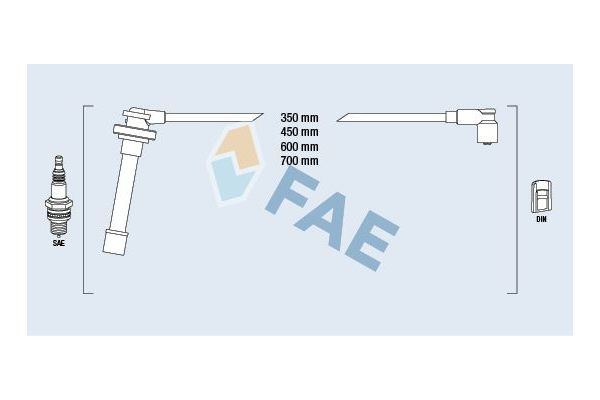 Buji Kablosu  Nissan Primera Traveller [SW] (WP11)(04.1998->)  FAE 85860