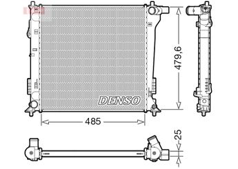 Su Radyatörü  DENSO DRM41020  DRM41020 25310D3200