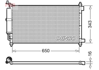 Klima Radyatörü  DENSO DCN46020  92100EL00A 92100AX80B 92100AX801 92100AX800 92100BA60A 92100BH40A 92100EE50A 921101U600 921103U500 92110EW80A